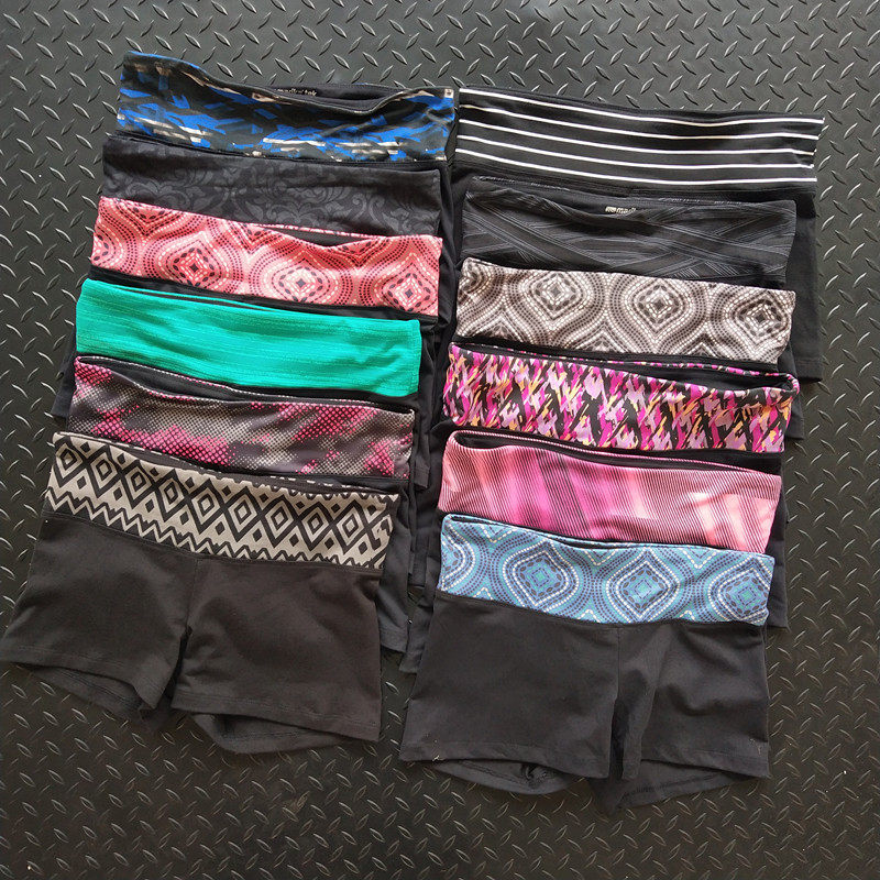 新款 女运动跑步瑜伽裤弹力紧身高腰短裤三分裤 棉氨纶健身裤|ruв категории спортивный костюм/досуг одежды, фитнес - одежды, фитнес - брюки - от Buy2taobao.com для оказания профессиональной услуги покупки агента Taobao