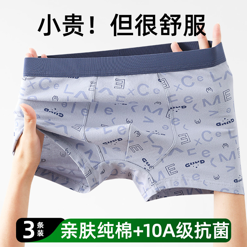 CadinKiom男士内裤纯棉10A抗菌