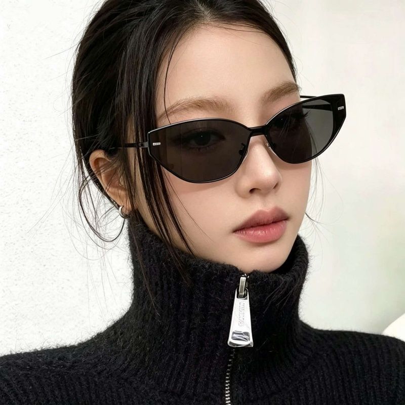 前进峰欧美朋克猫眼防紫外线墨镜