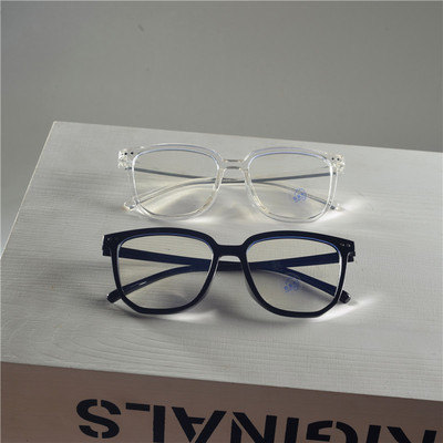 新款方形大框圆脸方女不规则眼镜