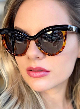 防紫外线强光猫眼复古女士眉毛