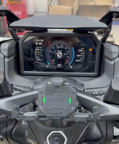 适用雅马哈 22-25款TMAX560 加装横杆 用于安装手机支架车机底座