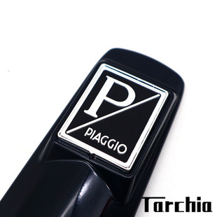 vespa春天冲刺150GTS300GTV摩托车领带贴铭牌贴纸黑色领带贴黑化