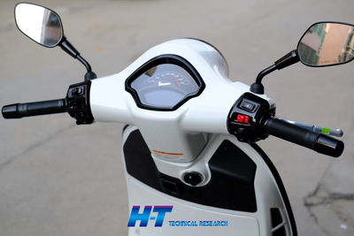 比亚乔vespa改装24款GTS300黑化按键开关壳电镀亮黑无损替换原厂