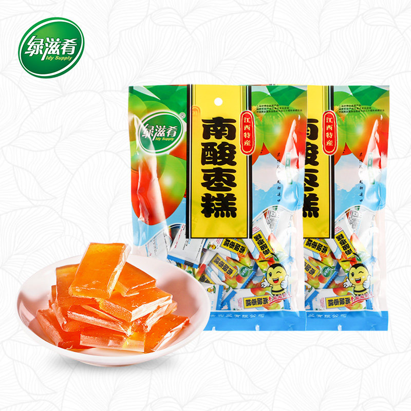 绿滋肴江西特产南酸枣糕红枣糕猕猴桃糕脐橙糕150g*4零食孕妇食品
