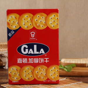嘉顿加拿饼干180g盒装整袋饼干办公室零食膨化食品早餐咸味饼干