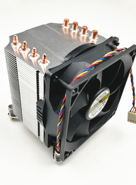 金钱豹全新3u服务器cpu4根散热管1200静音风扇 2011针散热器电脑