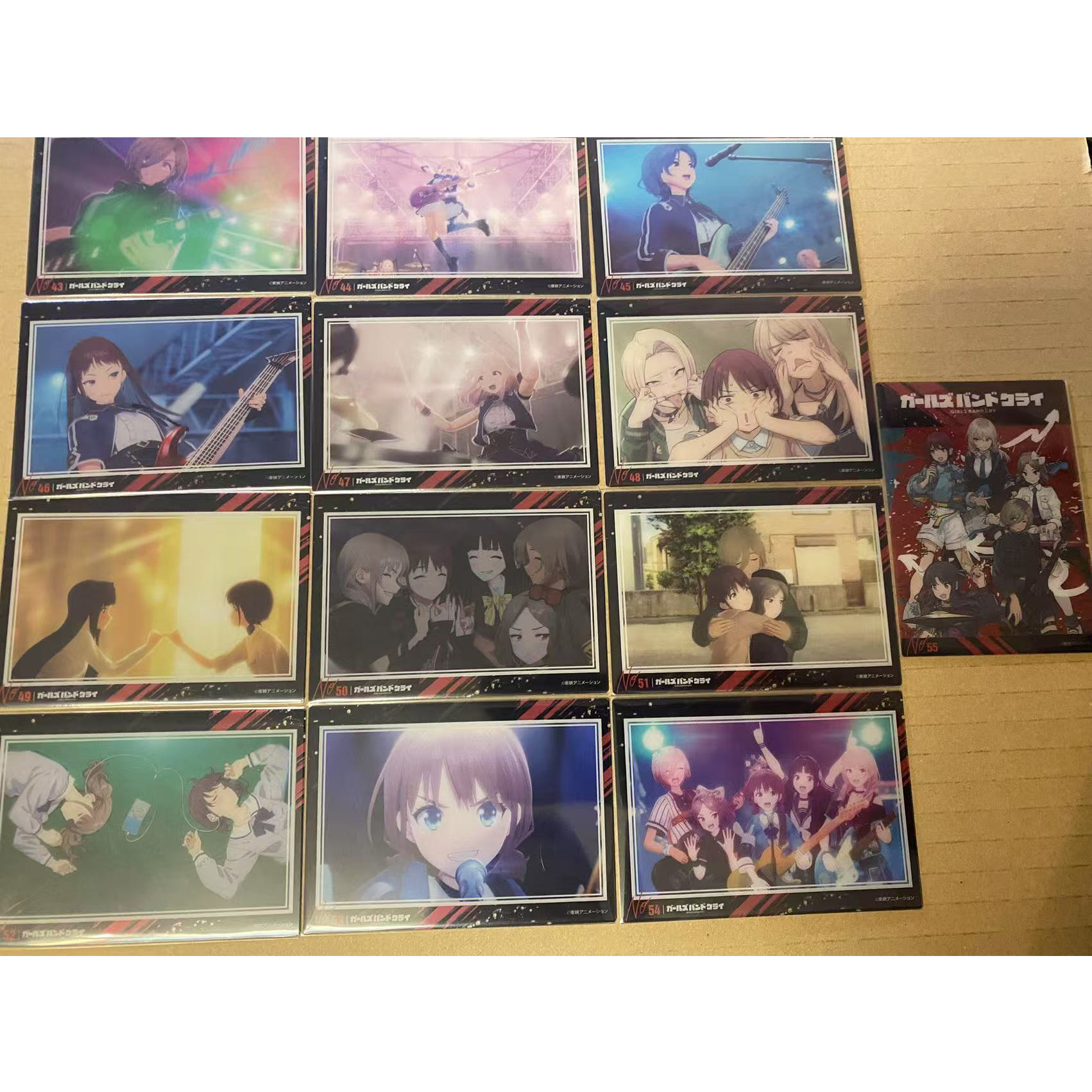 正版武士道BTCC透明收藏卡GIRLSBANDCRY GBC少女乐队的呐喊43-55