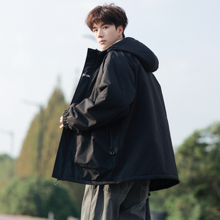 男士棉服冬季2025新款休闲棉袄男生短款夹棉夹克工装防风棉衣外套