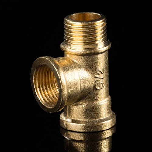 天一金牛全铜外内内三通4分水管