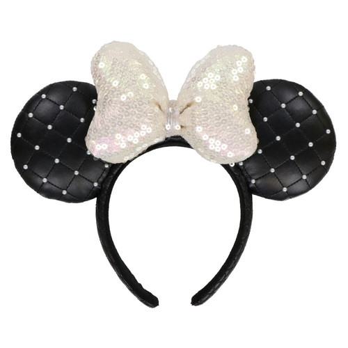 在途日本东京迪士尼乐园 Disney限定Minnie 米妮亮片珍珠发箍头箍