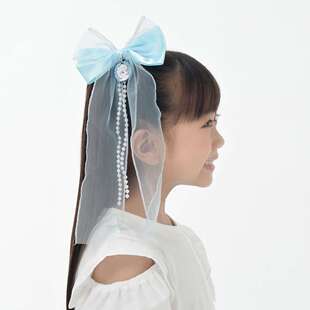 现货 日本Disney迪士尼FROZEN冰雪奇缘Elsa艾莎儿童头纱发夹发饰