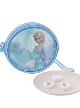 现货日本Disney迪士尼Frozen冰雪奇缘Elsa艾莎糖果小包小物收纳包