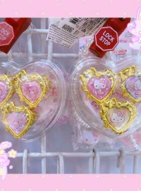 现货 日本Sanrio Hello Kitty凯蒂猫限量款印章戒指玩具套装