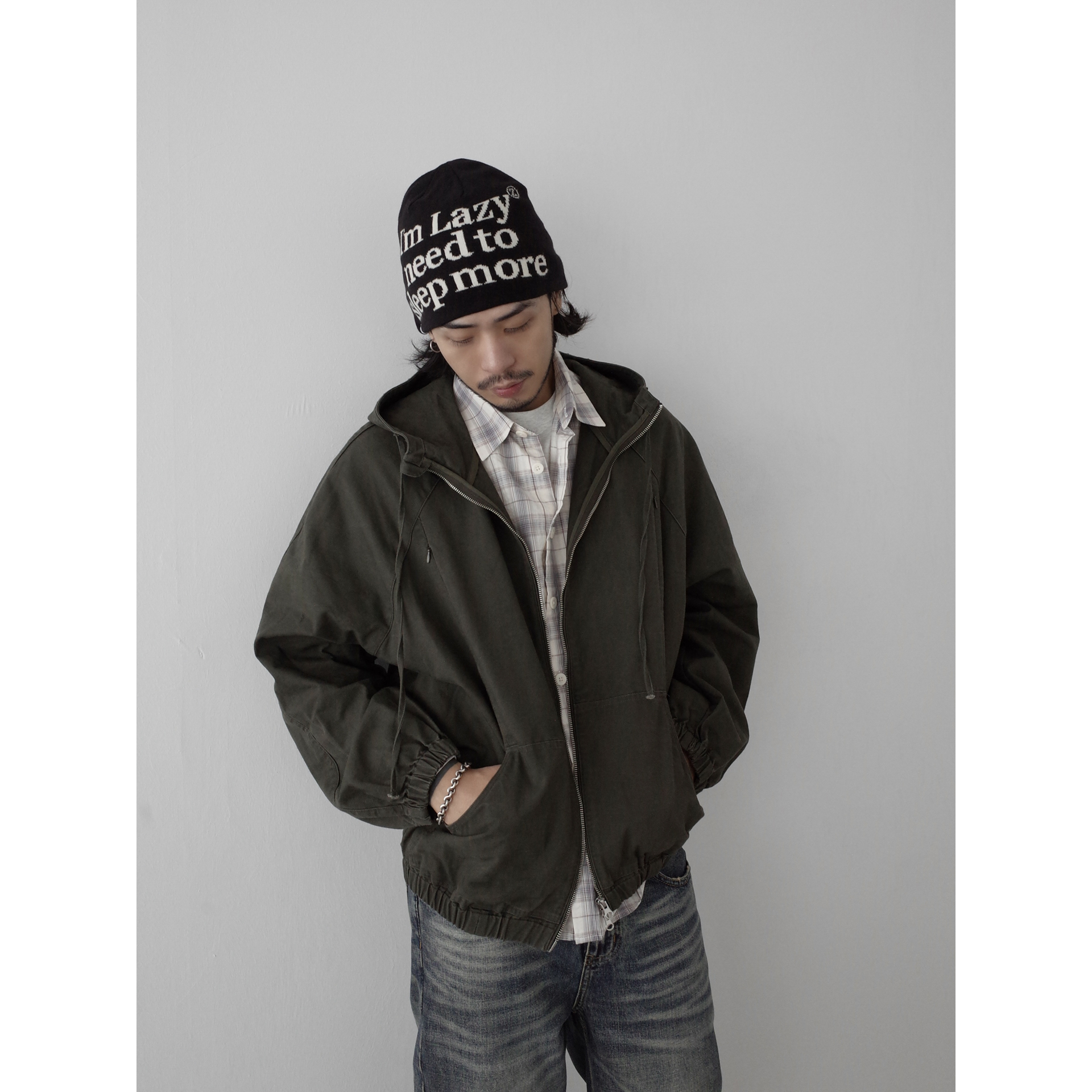 INKNOTS高街cleanfit连帽卫衣衫