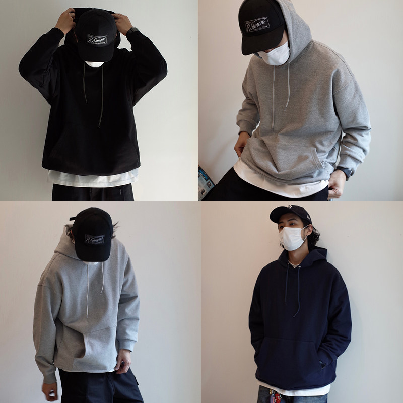 INKNOTS重磅纯色连帽卫衣