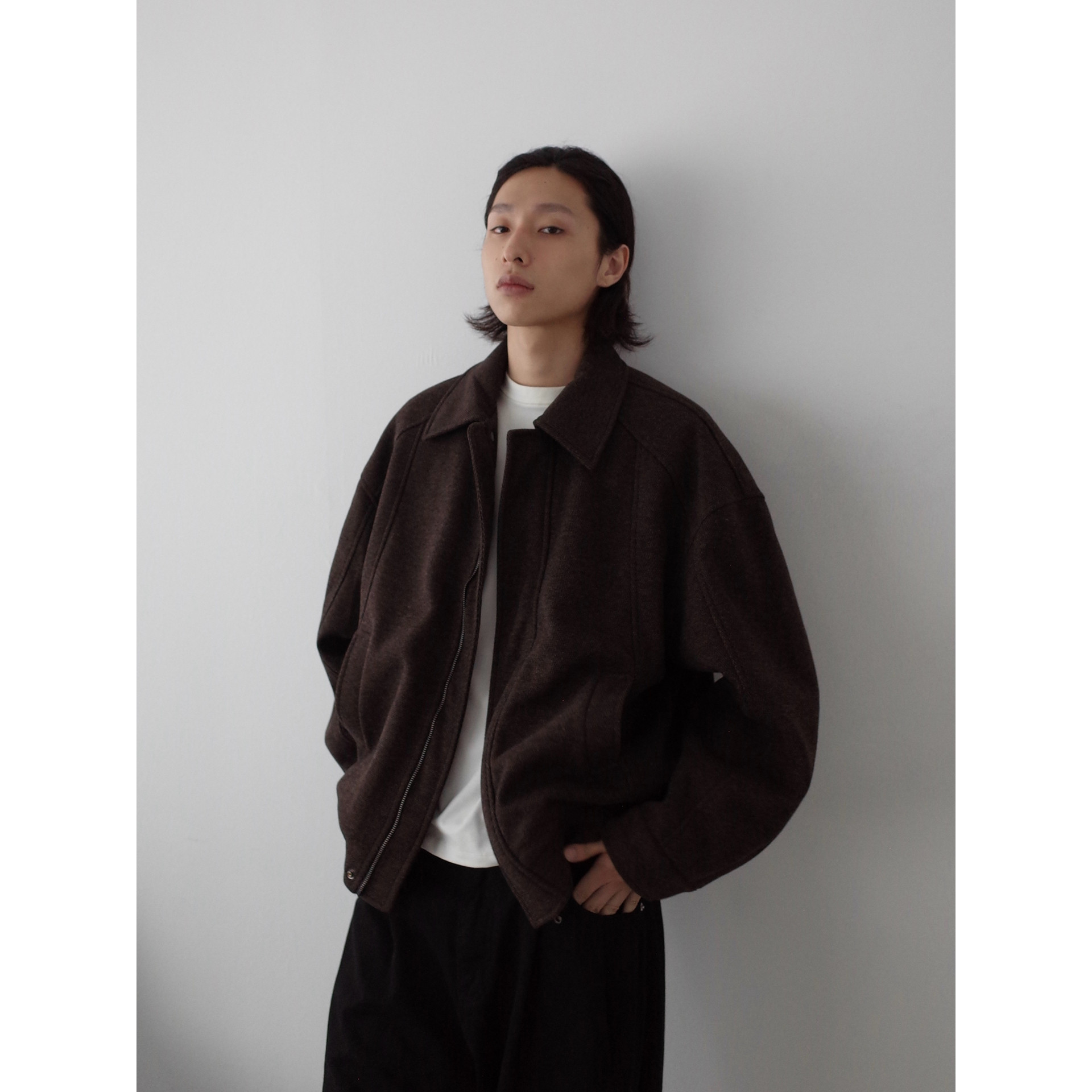 INKNOTS美式醋酸羊毛混纺毛呢夹克男女老钱翻领短宽休闲夹棉外套,男装,夹克,淘宝优惠券,粉丝福利购,淘宝优惠卷