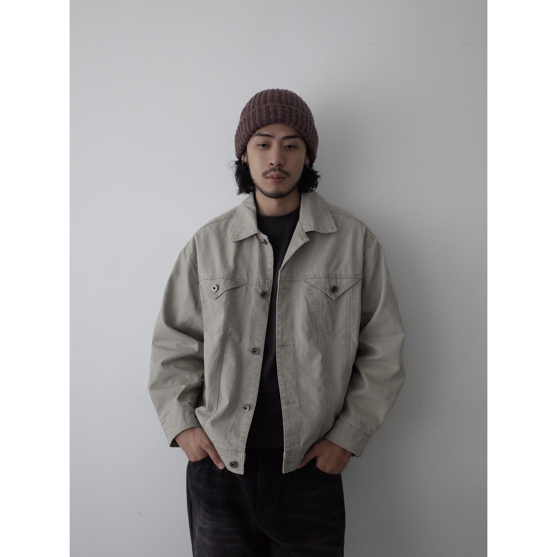 INKNOTS全棉水洗牛仔夹克外套