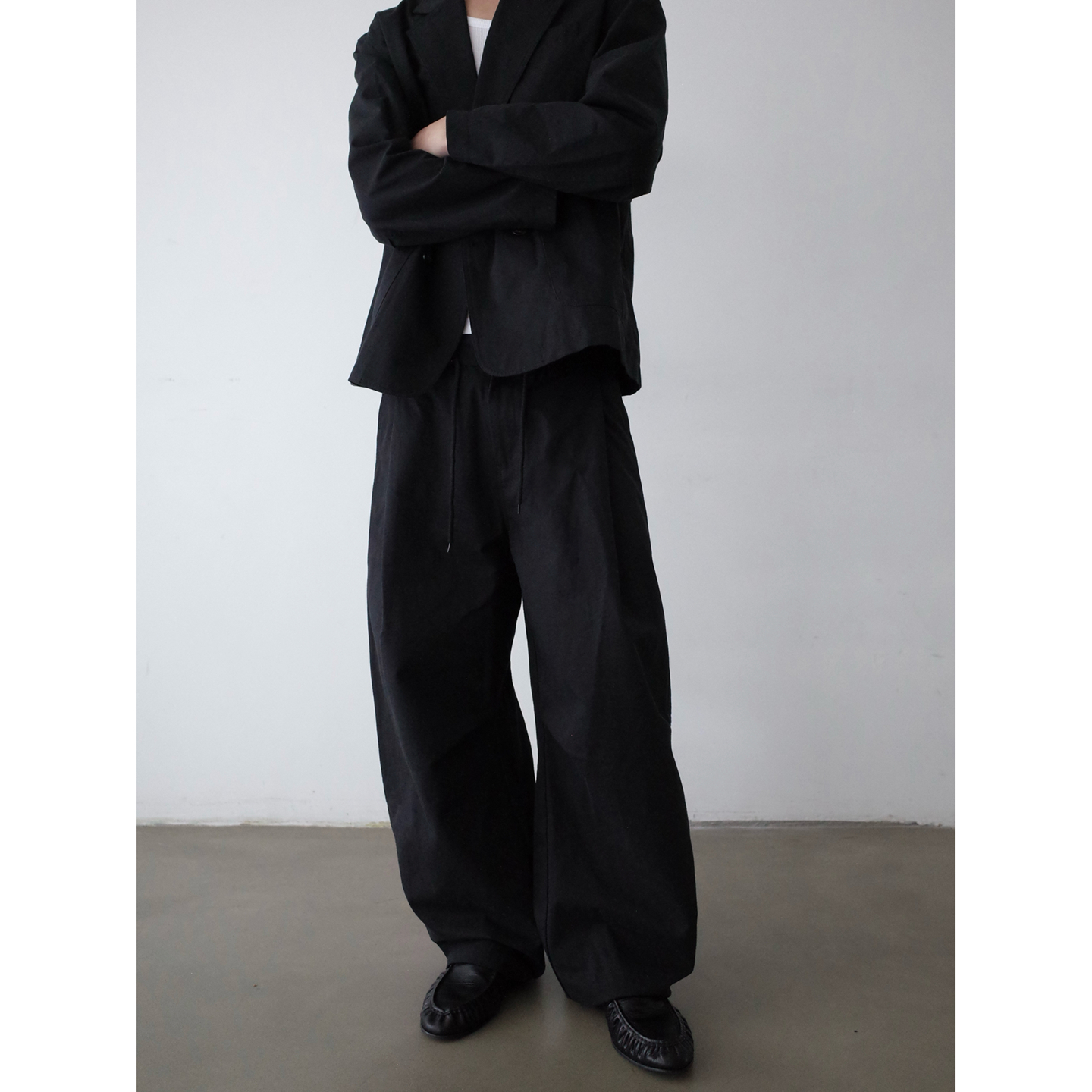 INKNOTS复古高级感内折弯刀西裤