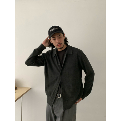 INKNOTS美式复古针织毛衣开衫