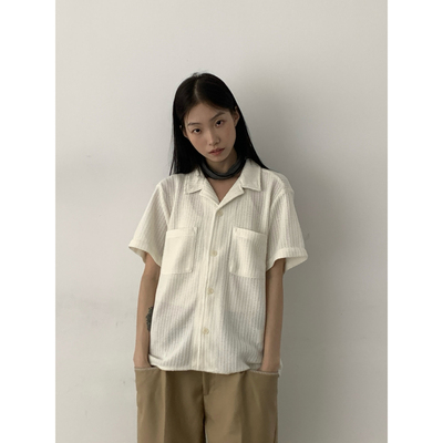 INKNOTS美式复古镂空蛛网衬衫