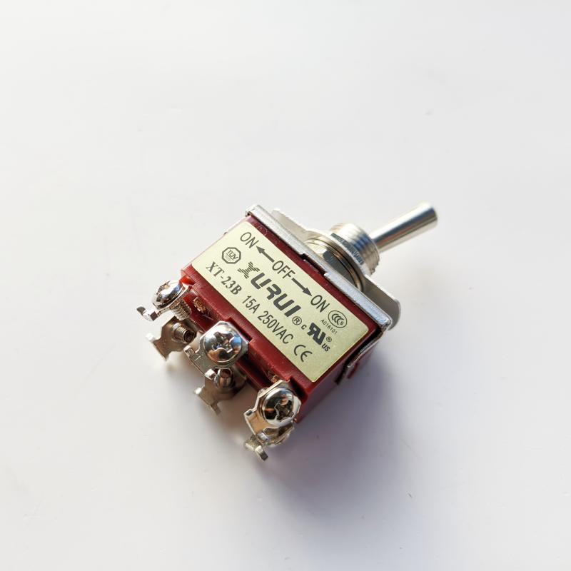 旭瑞钮子开关XT-11/12/13B/21/22/23B三脚6脚两档三档 银触点自锁