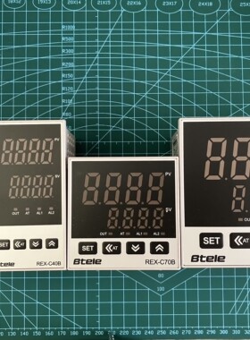 博特btele智能温控表REX-C10B/40B/70B/90B继电器固态输出K PT100