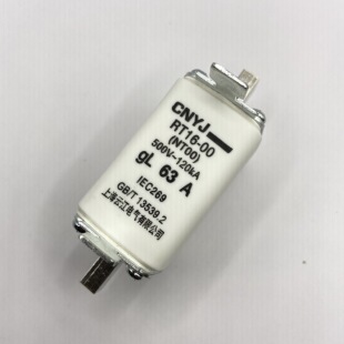 CNYJ低压高分断熔断体RT16-00(NT00)刀型触头熔断器32A40A50A100A