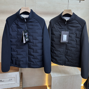 商务通勤!轻便保暖!冬季新品男士中间层轻量化立领拼接棉衣夹克