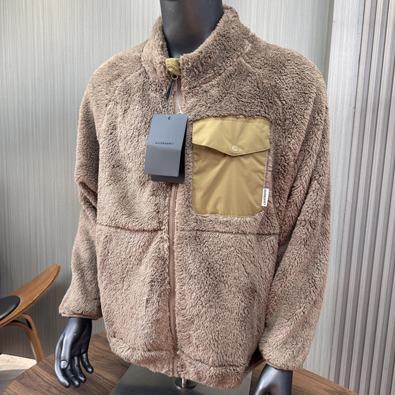 日线野系紫标款！户外男女保暖毛猴抓绒衣宽松复古毛绒立领夹克潮,男装,夹克,淘宝优惠券,粉丝福利购,淘宝优惠卷