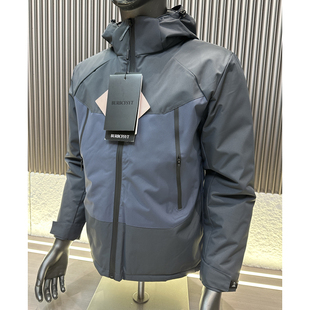 冲锋衣棉衣外套 户外运动登山防风棉服秋冬情侣款 CF&CLO 可脱卸帽