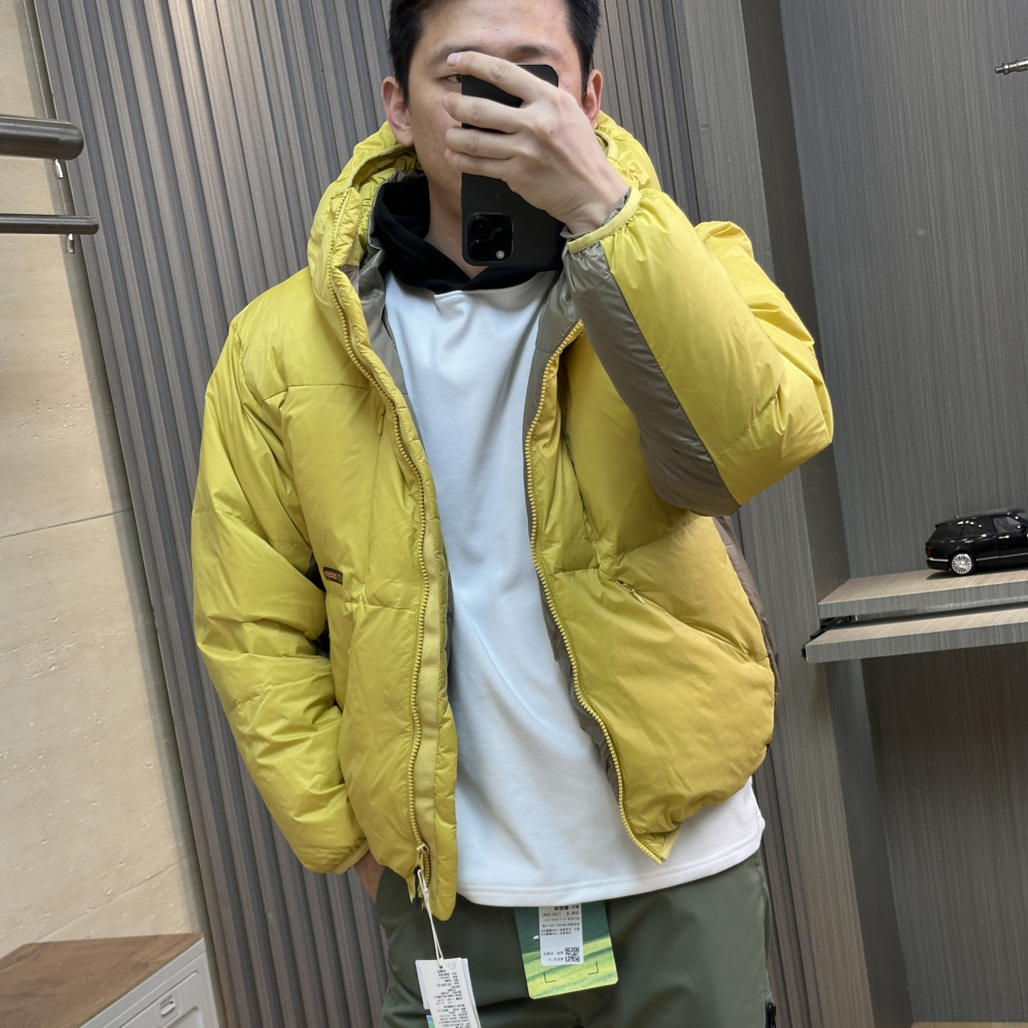 90白鸭绒面包服保暖外套