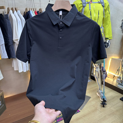 轻薄无痕免烫吸湿速干短袖Polo衫