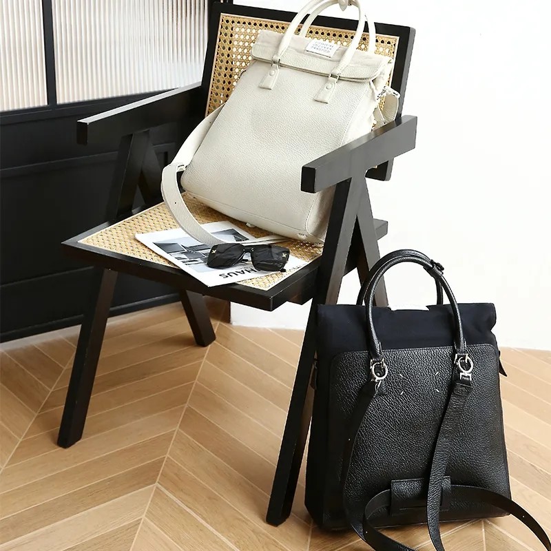 奢品结构主义@原厂指令单 高端头层牛皮双肩包手拎包男女真皮皮包