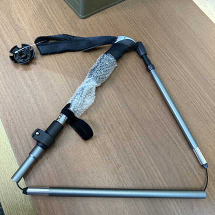 牛货！8079超强航空铝合金+航母专用强筋钢索户外登山三节登山杖