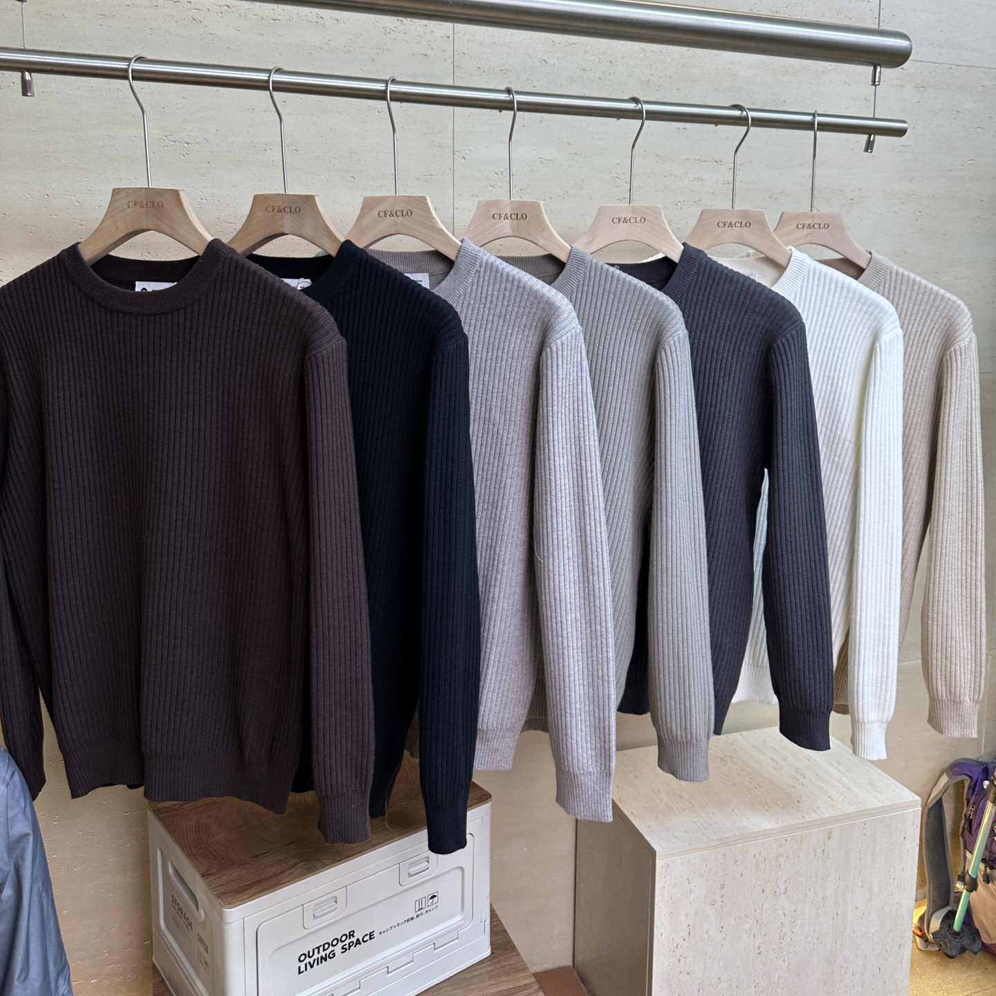 自留推荐！常青通勤秋季男士纯色粗针条纹休闲百搭套头针织衫毛衣,男装,针织衫/毛衣,淘宝优惠券,粉丝福利购,淘宝优惠卷