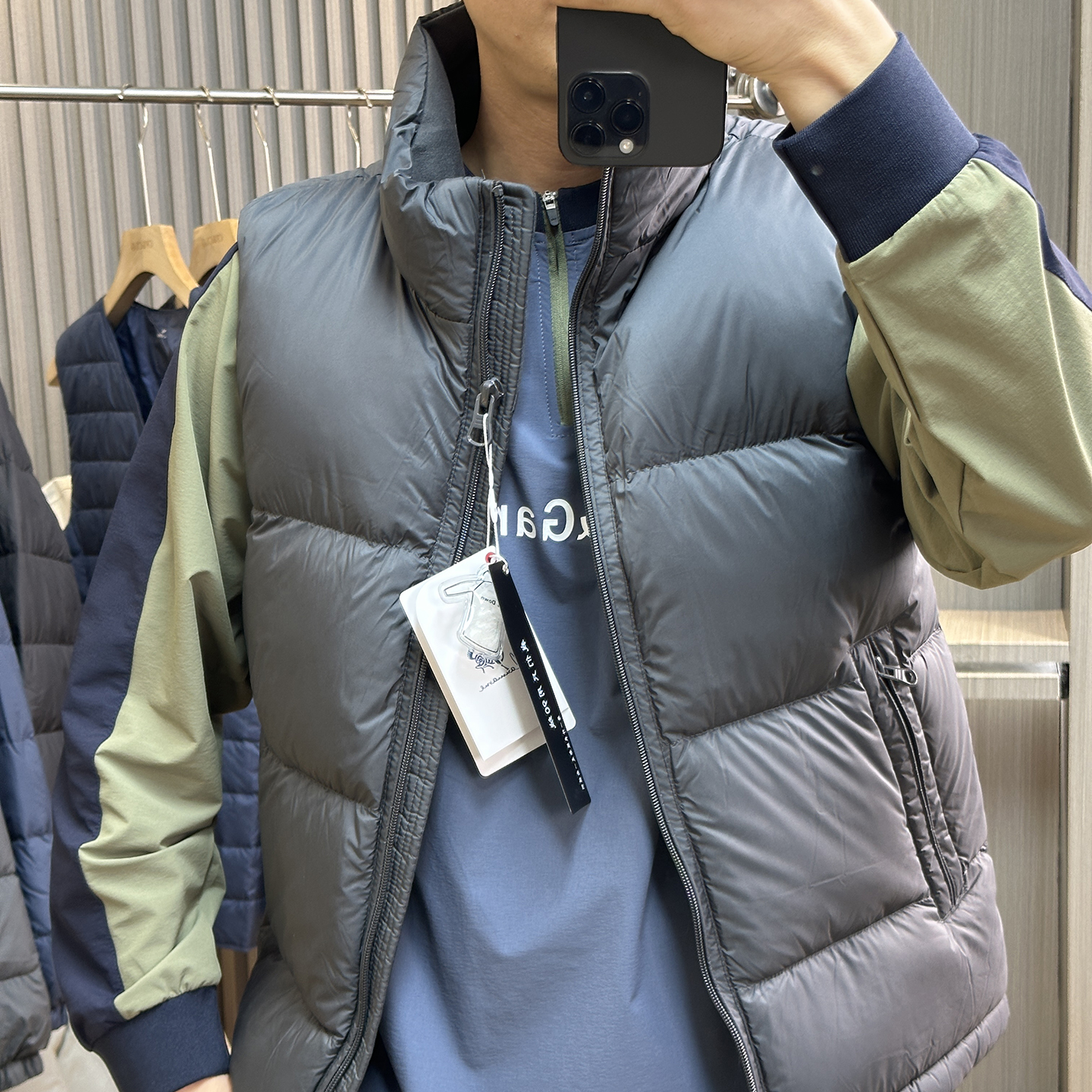 保暖加厚立领休闲羽绒服马甲潮