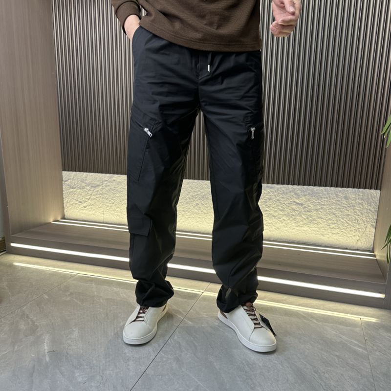 外贸休闲口袋工装机能休闲裤