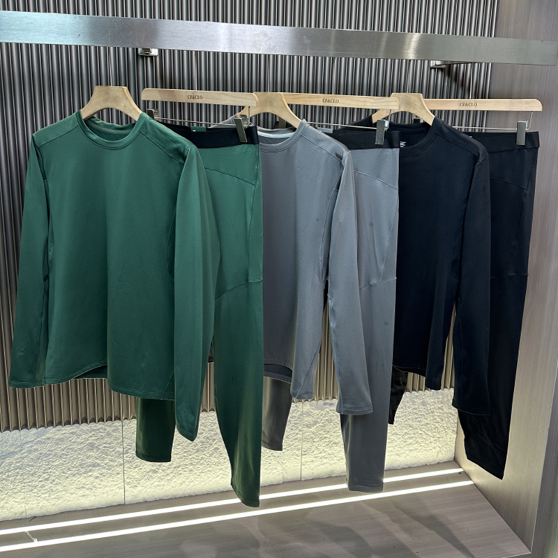 秋冬男士高弹舒适保暖套装男