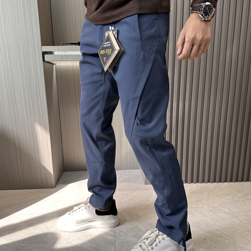 立裁全压胶加绒商务软壳裤休闲裤