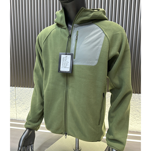 情侣轻盈保暖户外防风连帽外套潮 蓄热双面摇粒绒 CF&CLO 机能风