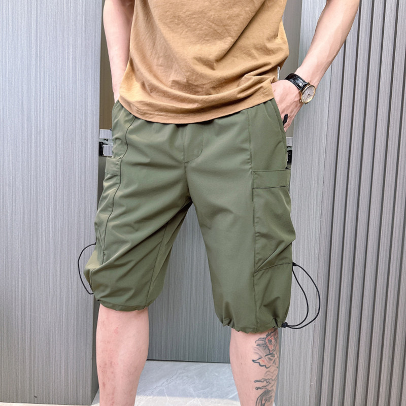 工装七分裤系列!户外机能防泼水!夏季男装透气速干直筒休闲短裤
