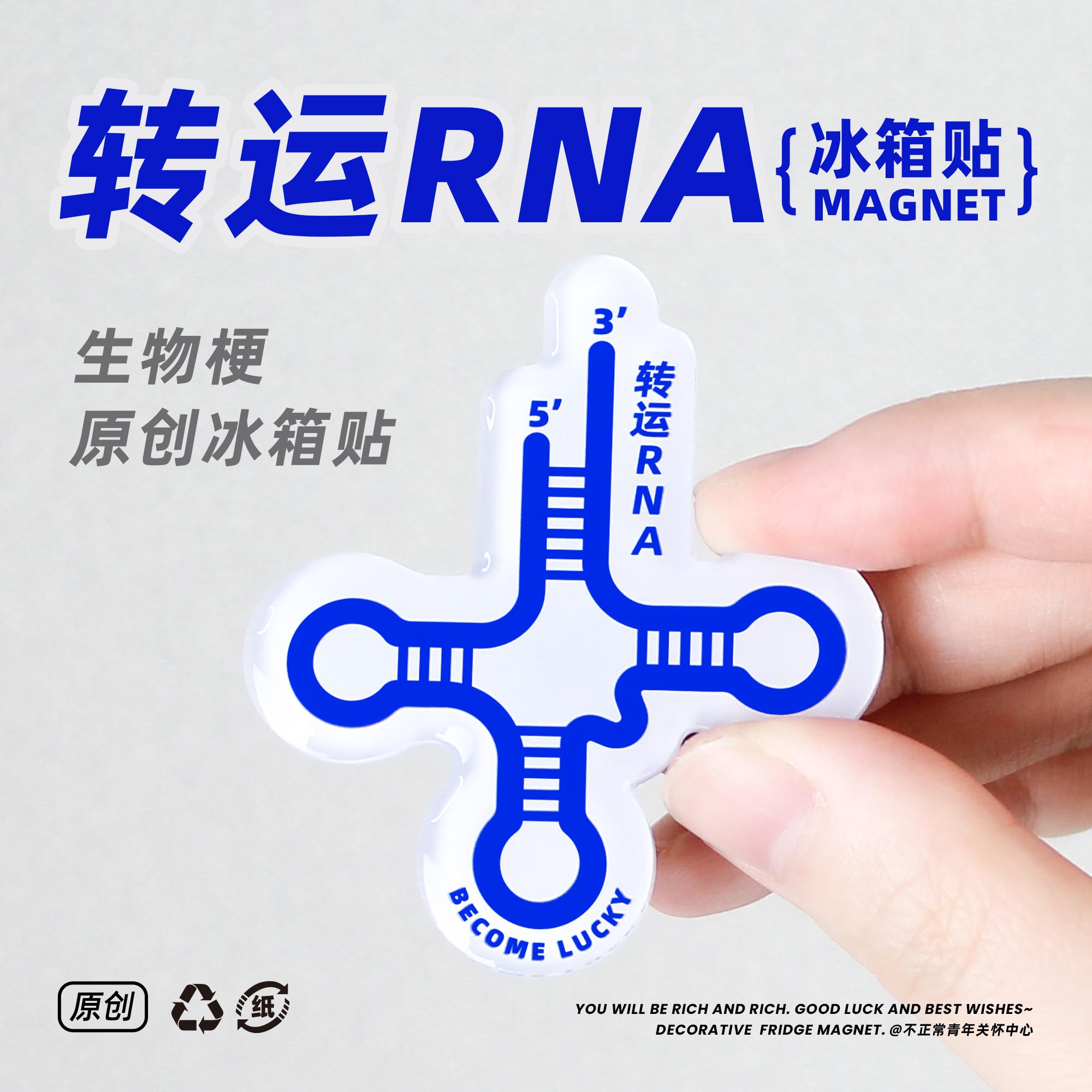 双关生物梗原创转运RNA冰箱贴