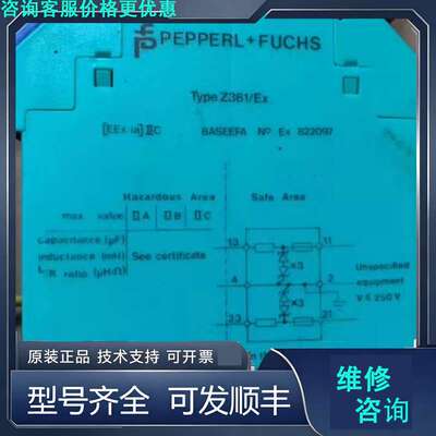 先询价Z361/EX 25249 ，倍加福安全栅PEPPERL.