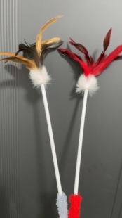 宠物用品跨境天然羽毛逗猫棒互动玩乐猫咪玩具多件更优惠