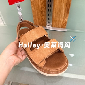 厚底增高露趾魔术贴休闲鞋女