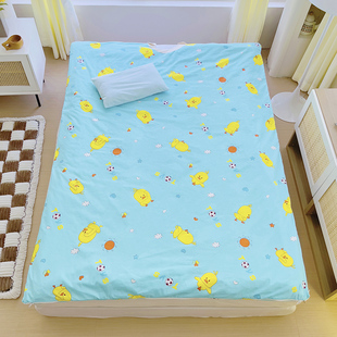冬季豆豆绒儿童防踢被中大童成人纯棉睡袋被套加绒学生防蹬被子