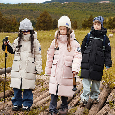 东北哈尔滨极寒零下40儿童羽绒服