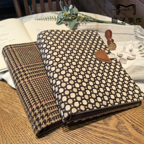 毛呢活页A5手帐合集丨文艺复古商务风 可拆卸日记笔记本卡册收纳