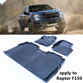 福特猛禽脚垫Raptor猛禽TPE脚垫猛禽橡胶脚垫猛禽专用TPO橡胶脚垫